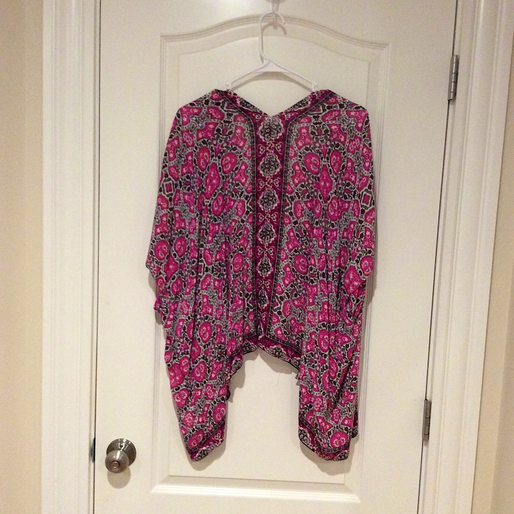 Pink Patterned Cardigan - Picture 2 of 2